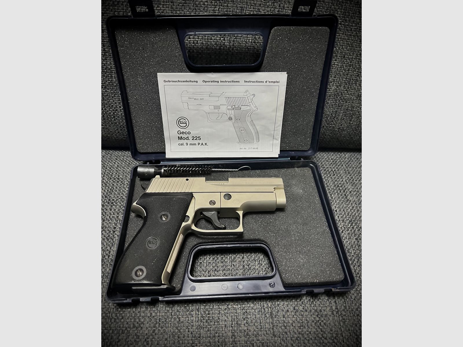 Geco Modell 225 Nickel Rarität Sammlerstück Seltenheit Neu OVP