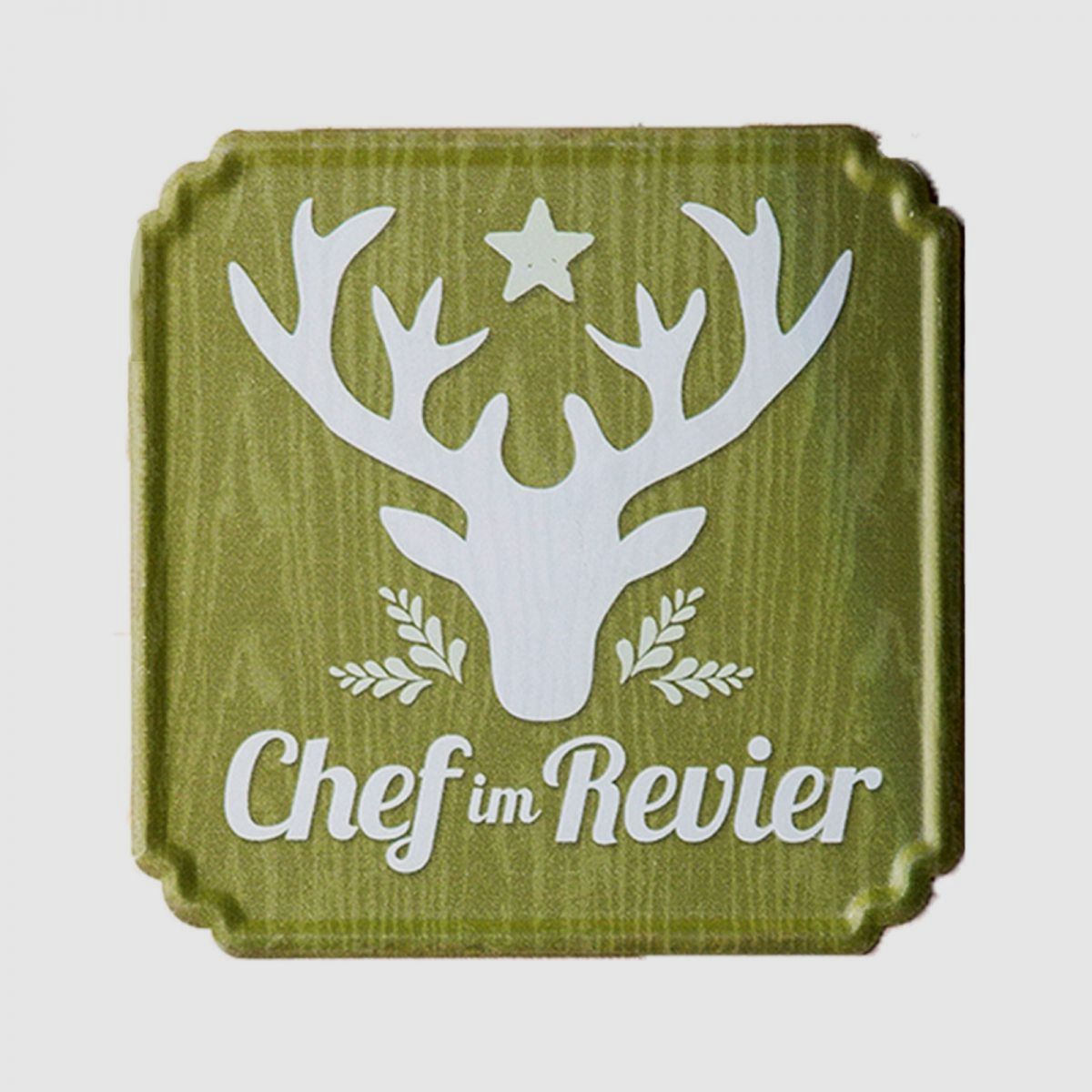 Schild ''Chef im Revier''