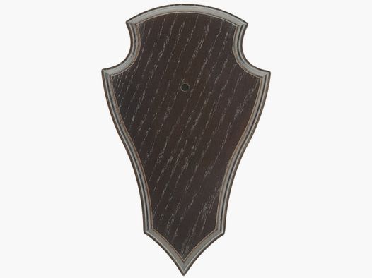 Gehörnbrettchen II dunkel mit Klammern