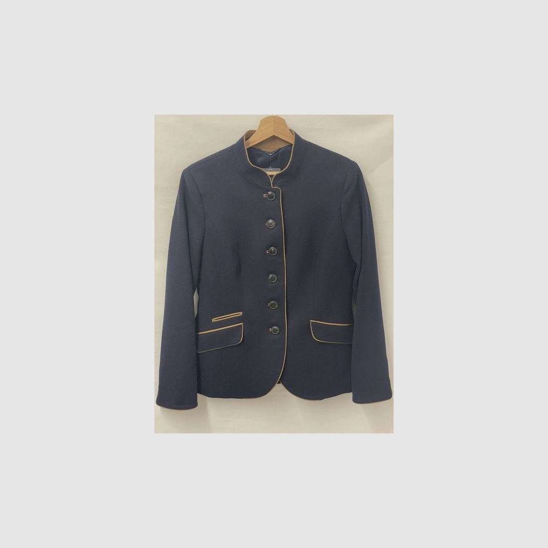 Maximilian Giacca da Donna in Lana e Cashmere Blu Marino, immagine 1 di 2