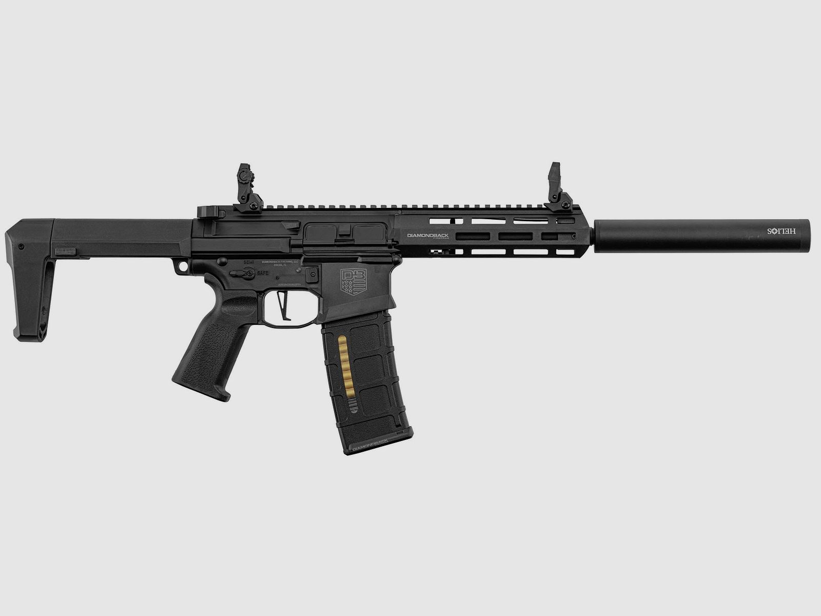 Replik Bo Manufacture AEG DiamondBack DB15 AP306 7" - Schwarz, Bild 12 von 14