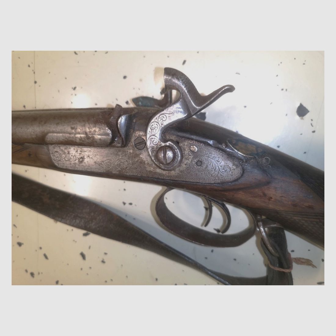 Front-loading double-barrel shotgun F. Barnes
