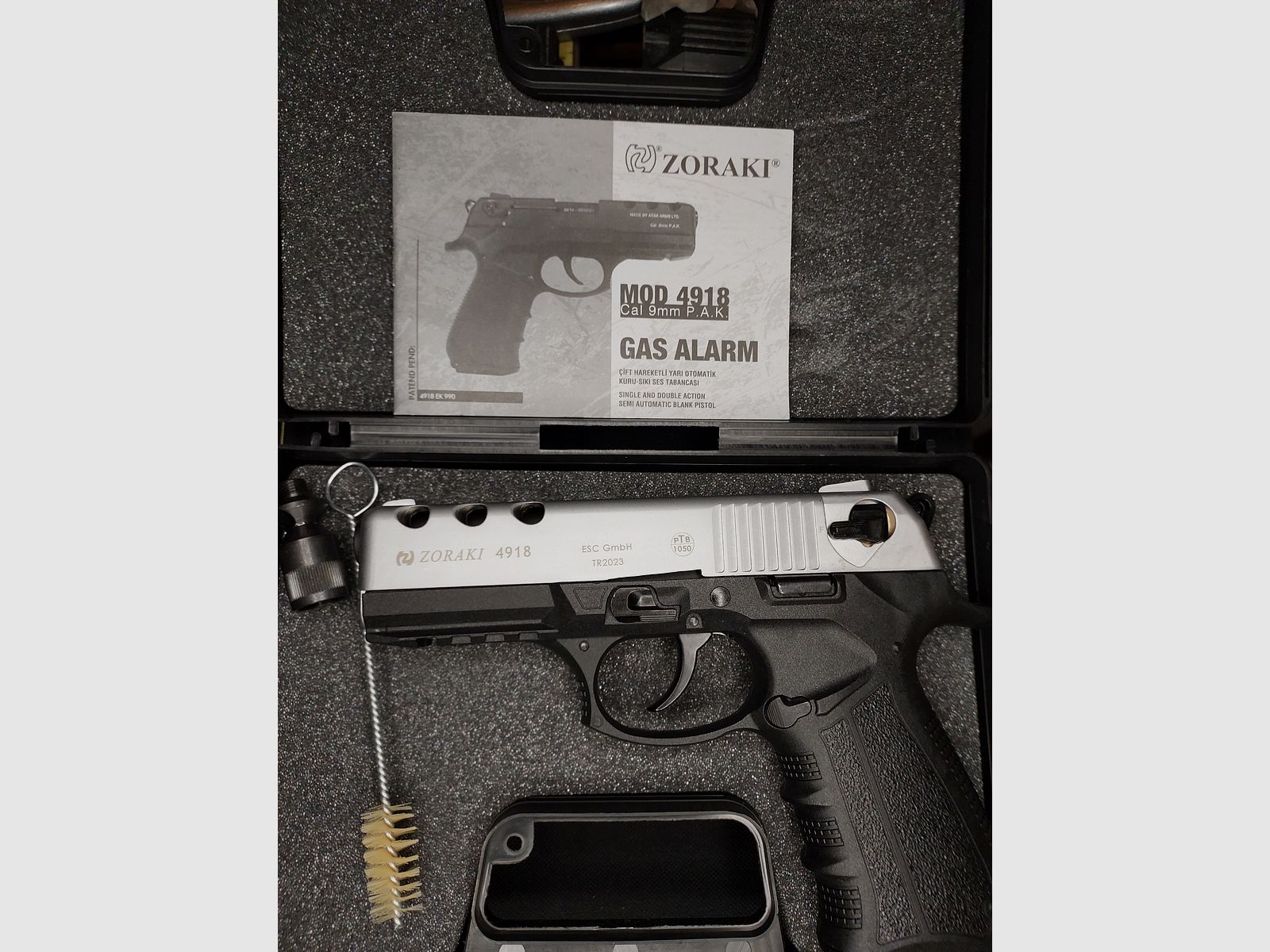 Zoraki 4918 blank firing pistol cal. 9mm P.A.K. (PTB 1110) Titan - new!