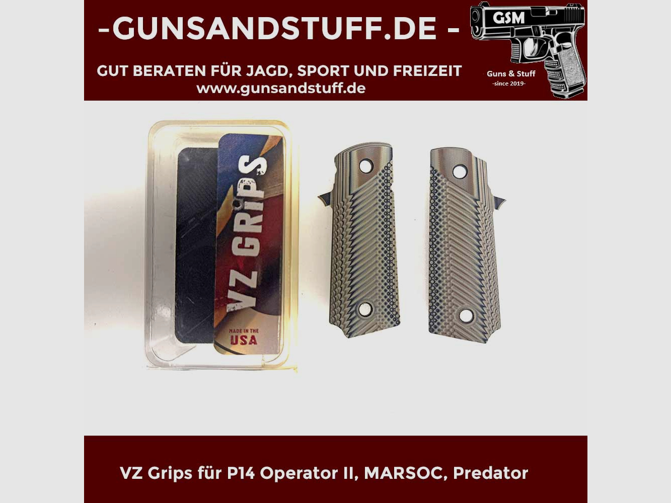 VZ Grips per P14 Operator II, MARSOC, Predator