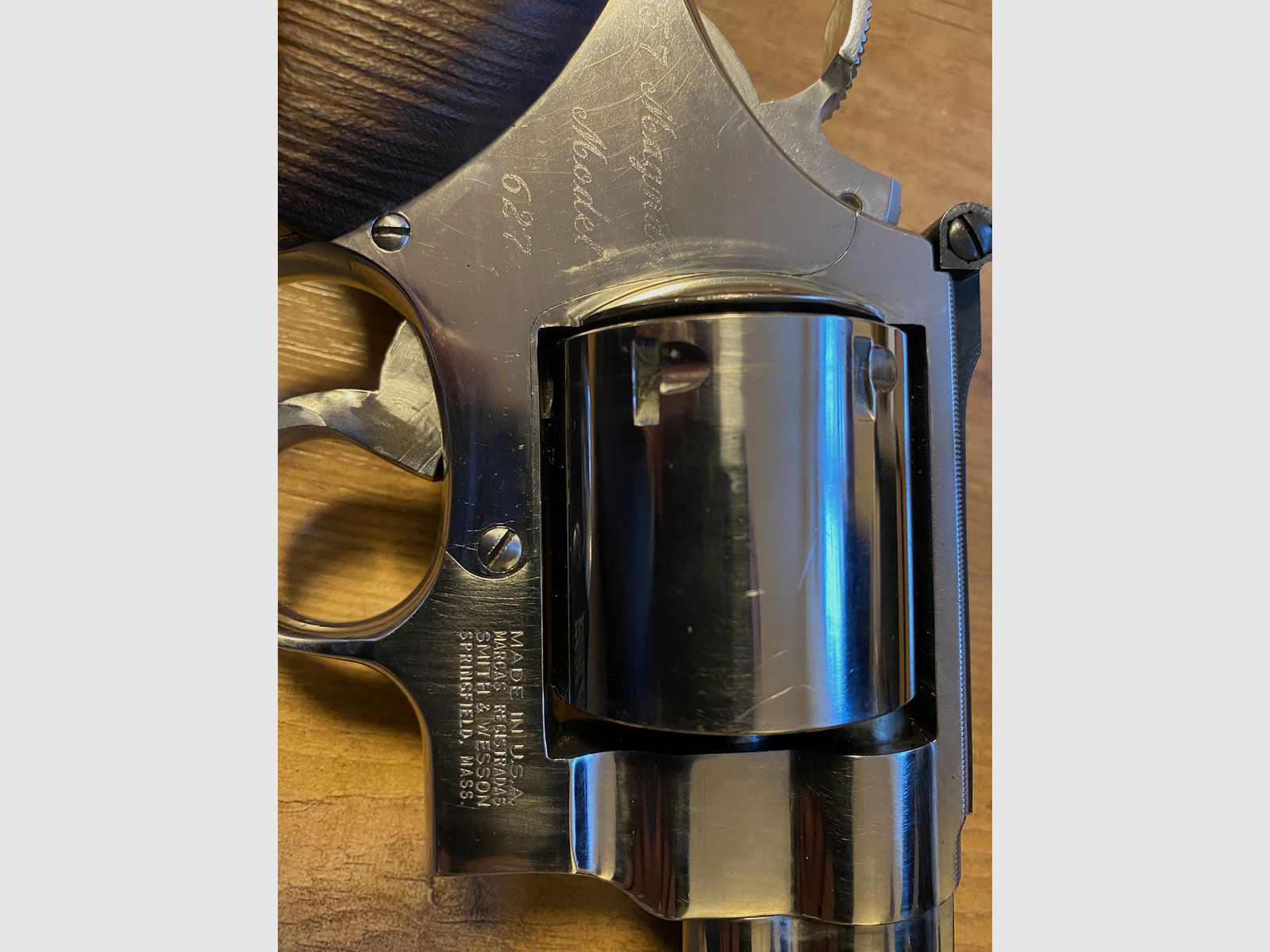 Smith & Wesson 627.0 Target .357, including gun case and accessories