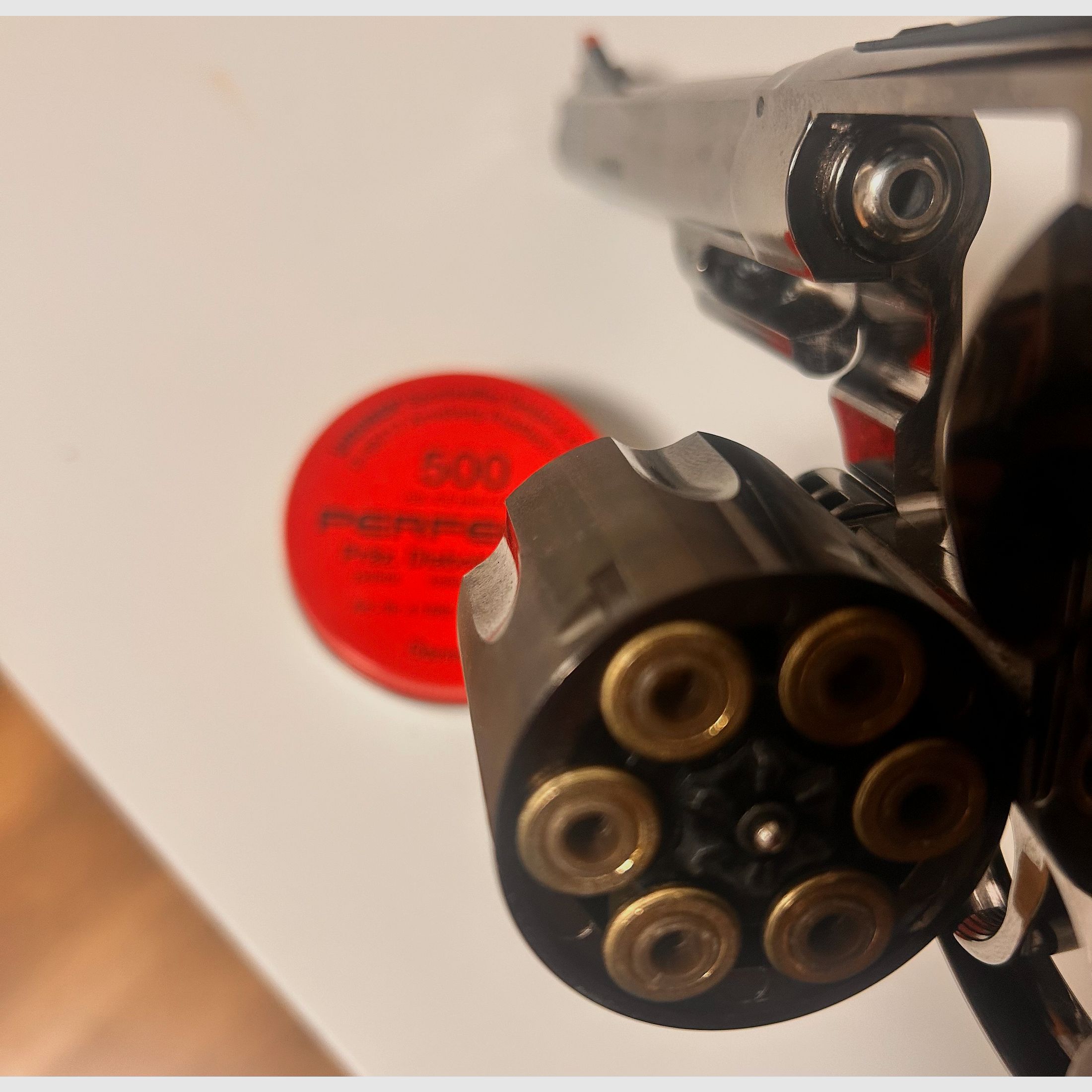 Smith & Wesson M29 CO₂ Revolver (6.5” barrel)// NEW NEW. • Metal: Silver / Stainless steel look