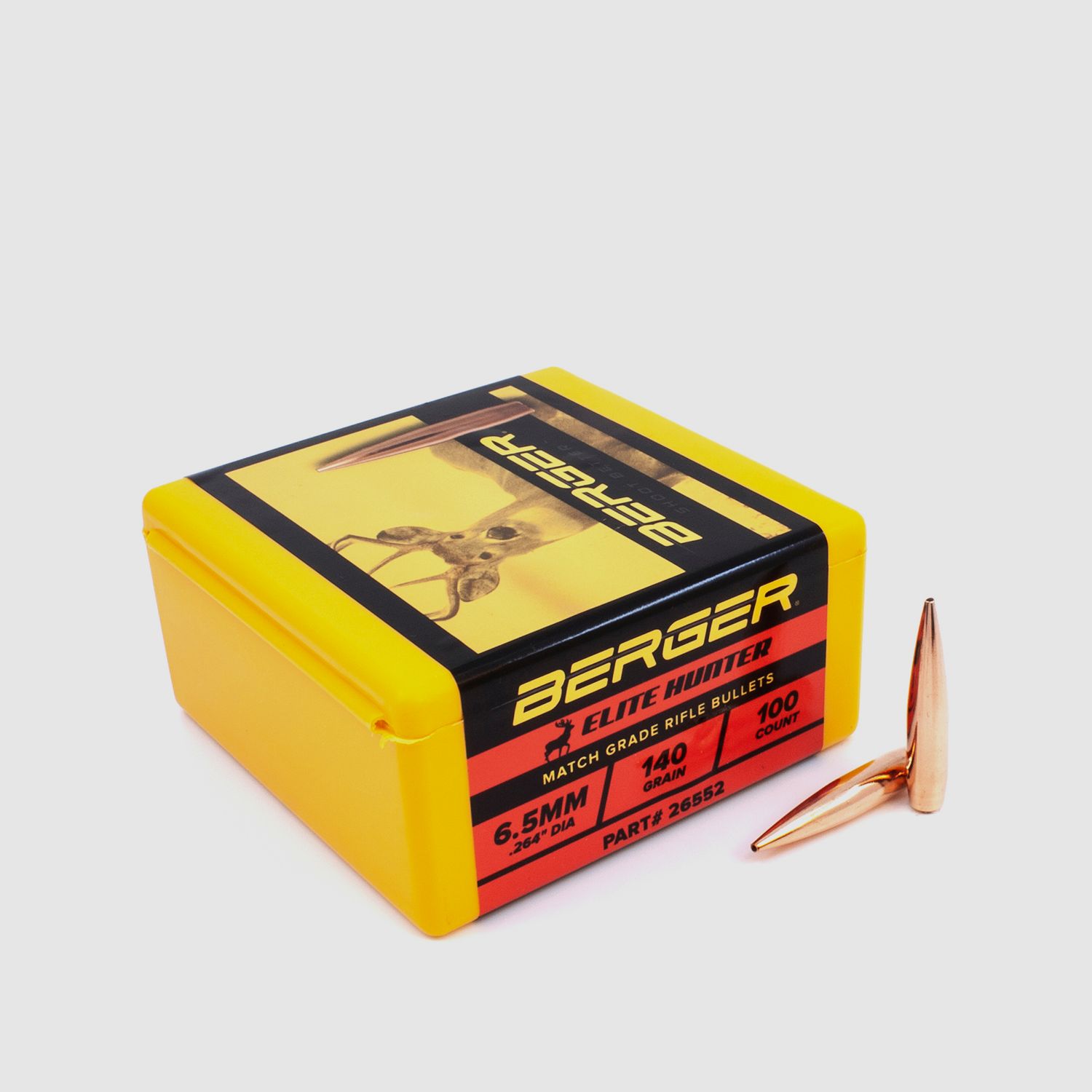 Balas Berger 6,5mm/.264 Elite Hunter 140GR 100 piezas