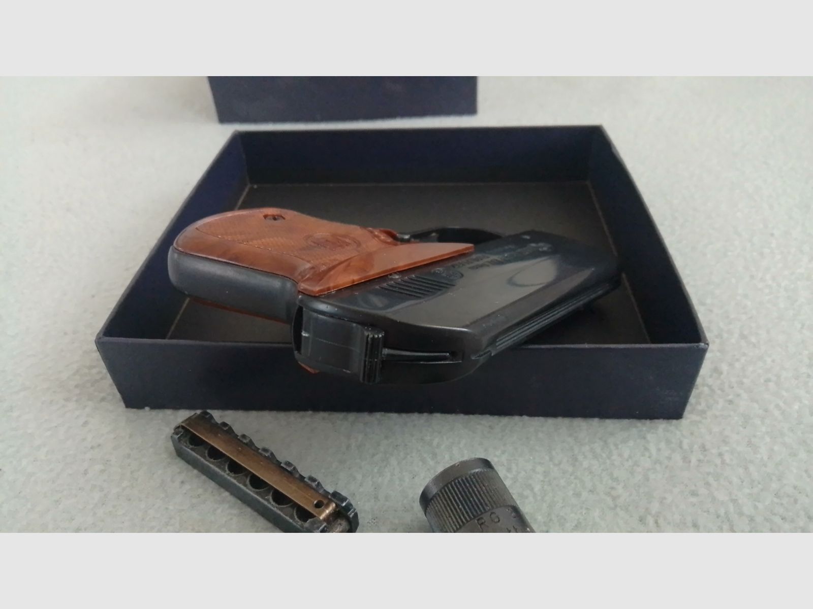 Röhm RG 3 blank firing pistol cal. 6mm Flobert PTB 33 pocket pistol starter pistol RG3