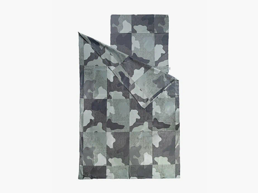 Literie "Bugatti", camouflage, 2 pièces (couette 220x155cm / coussin 80x80cm), 100% coton (tissé)