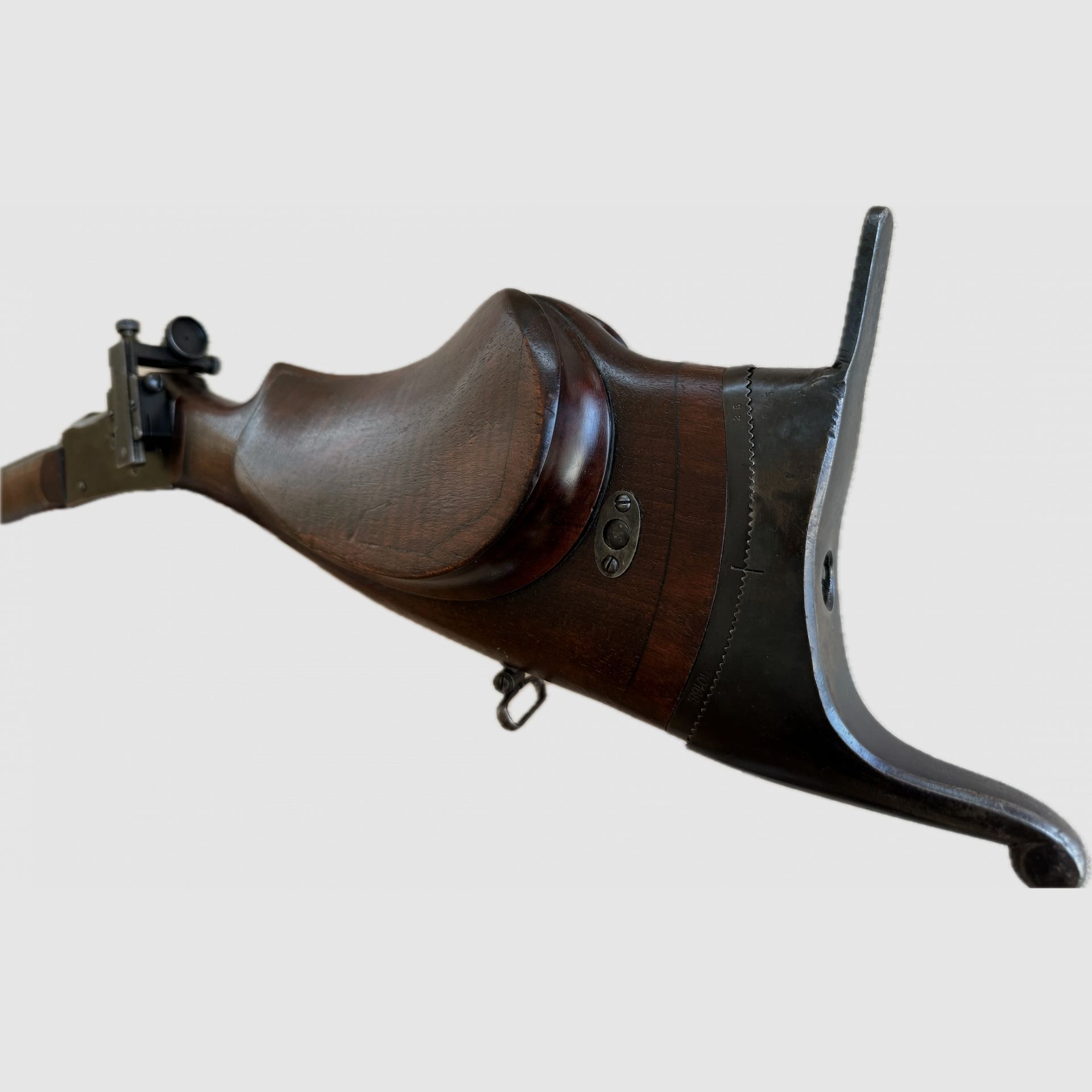 Swiss disc rifle JoH. Gysi Interlaken in caliber .22 LR with falling block action