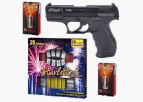 Feuerwerk Kombipaket Walther P99 Schreckschuss