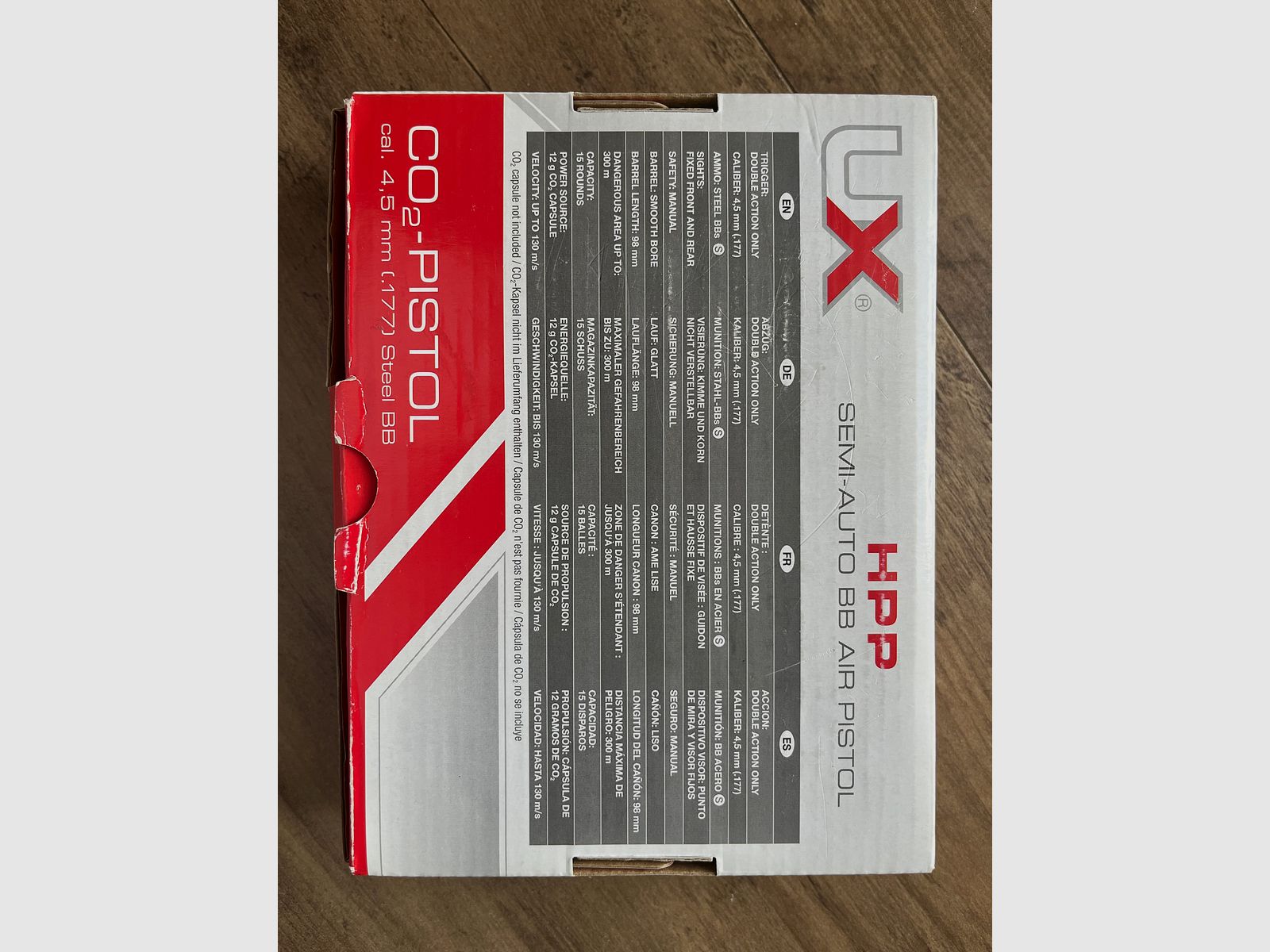 Umarex HPP 4,5 mm staal BB blowback Co2-pistool