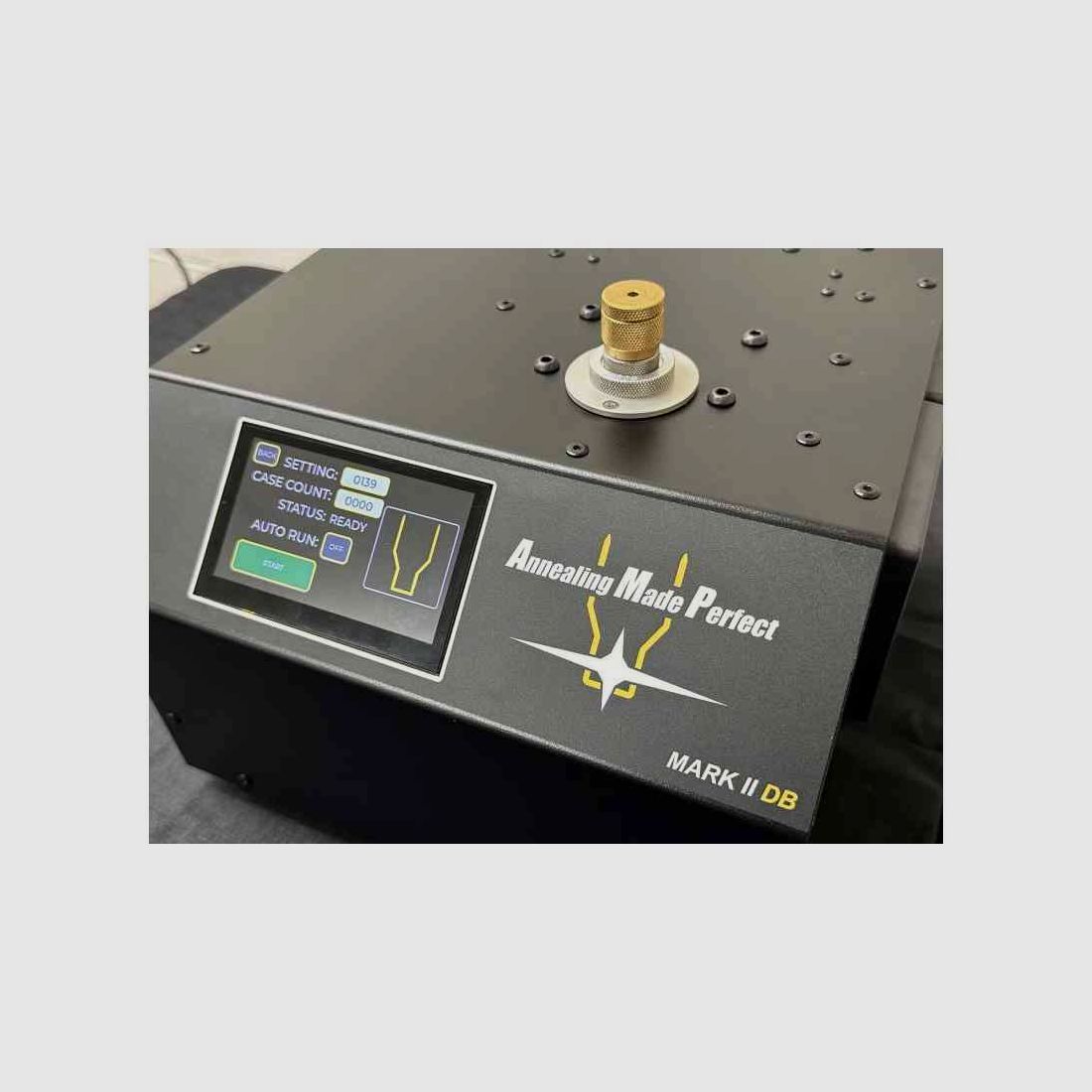 Dispositivo di riscaldamento per bossoli AMP MK II DP