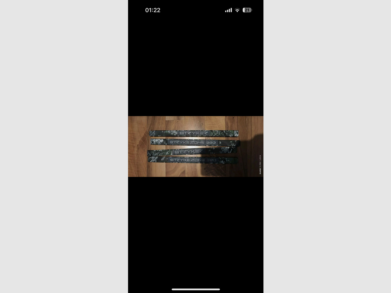 Stryker strykezone 380 wurfarme / Limbs optifade look