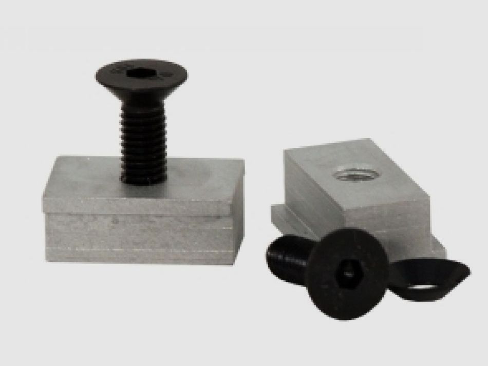 Juego de fijación de cuñas para riel T Walther LG-300