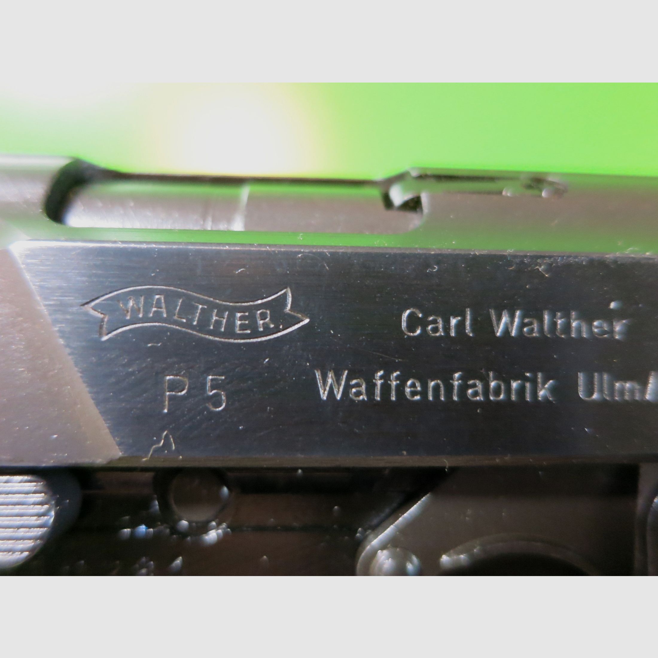 Walther/Ulm, Modell  P5, Kal. 9 mm Luger, Dienstpistole, 007     #31