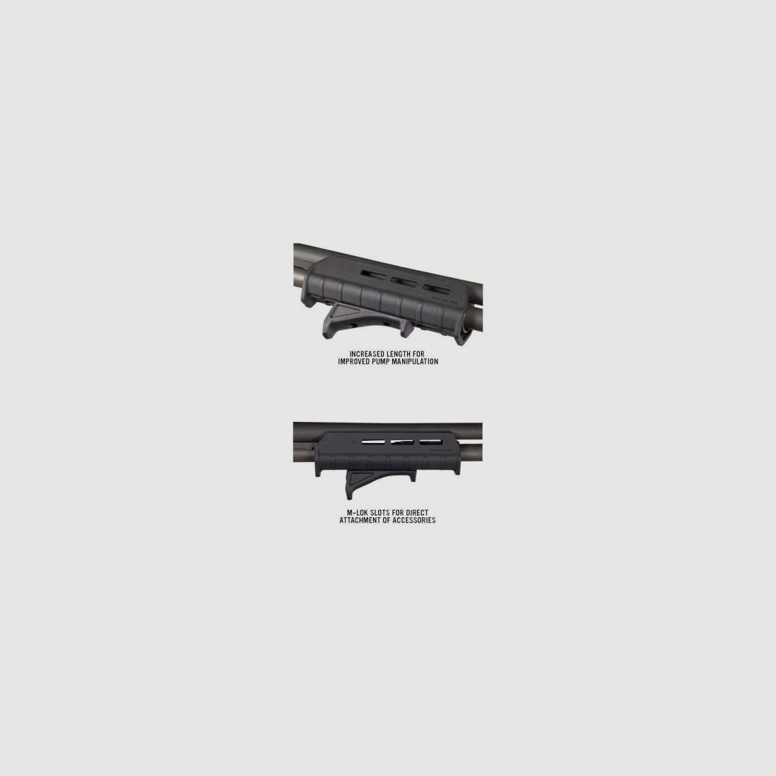 MAGPUL - Handguard MOE M-LOK Mossberg 590/590A1 Grau, Bild 2 von 5
