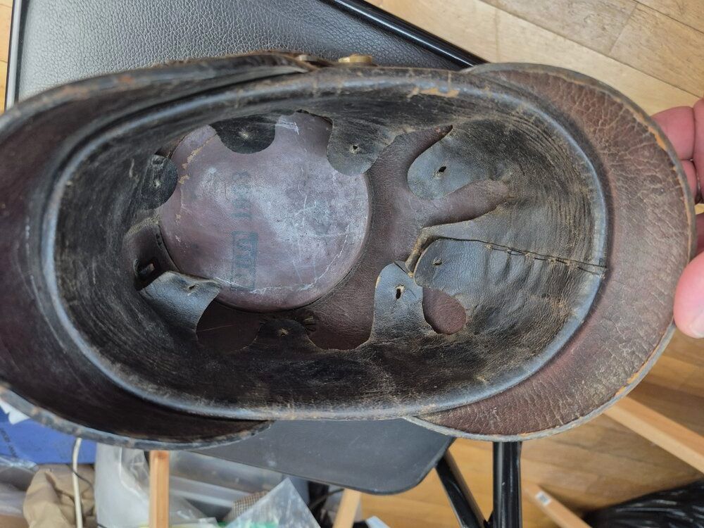 Ottimo Shako del Cacciatore Prussiano – Modello 1895 – Pezzo del 1902 del JB N°8 o N – 100% originale! – Guerra 14-18 – Copricapo completo – Da pulire e ingrassare, ma BE+ / TBE, immagine 8 di 10