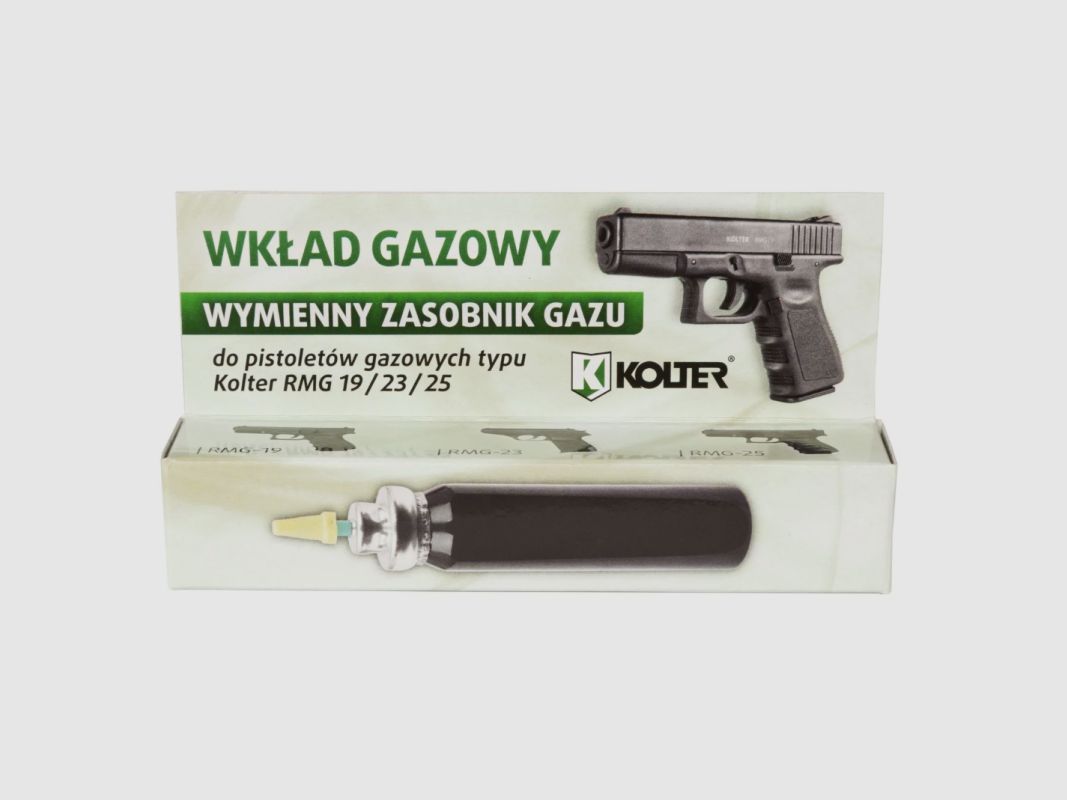Zapasowy wkład gazu do pistoletów RMG, zdjęcie 2 z 2