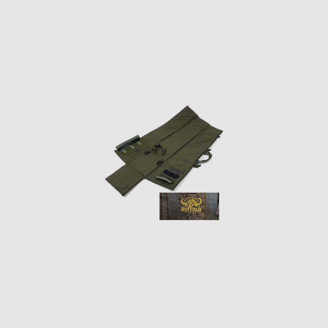 Buffalo River Tactical Drag Bag - Sniper Schiematte/Futteral OLIV