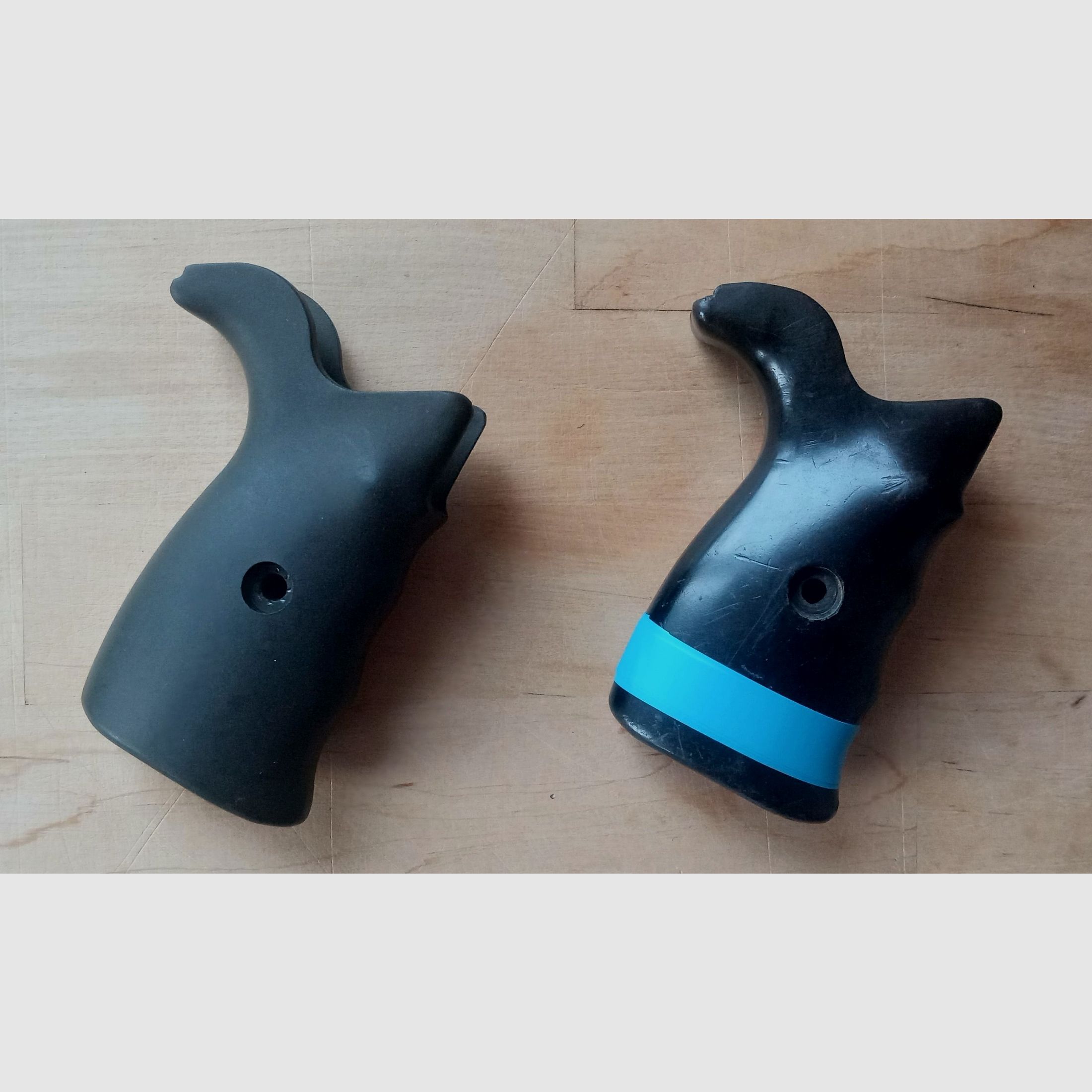 Poignée de pistolet vintage G3A1 originale noire et anthracite / Poignée H&K G3 et clones