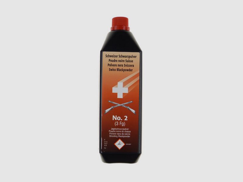 Proch czarny Szwajcarski nr 2 1000 gram