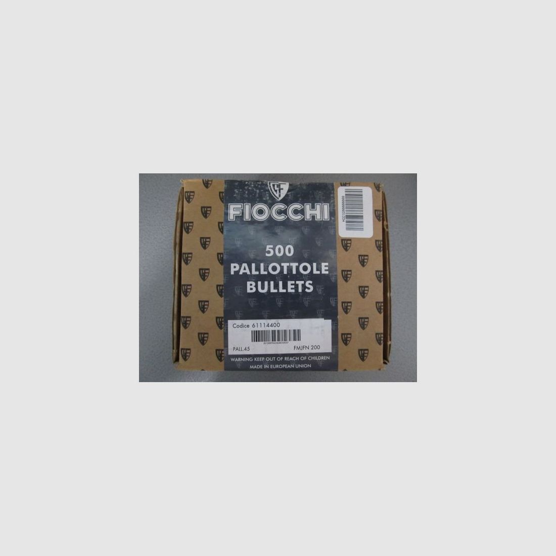 FIOCCHI Pociski BLIND kal. 45 200GR, zdjęcie 1 z 2