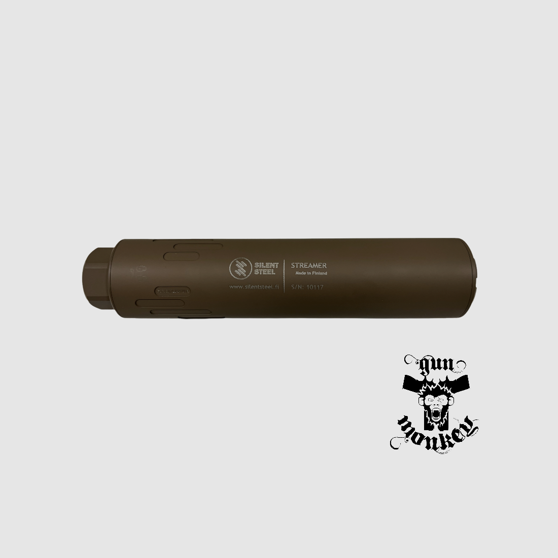 Silent Steel Streamer geluiddemper 5,56 mm ODG Cerakote BoreLock-montage Voor civiel gebruik (ST556ODG-SS), afbeelding 7 van 7