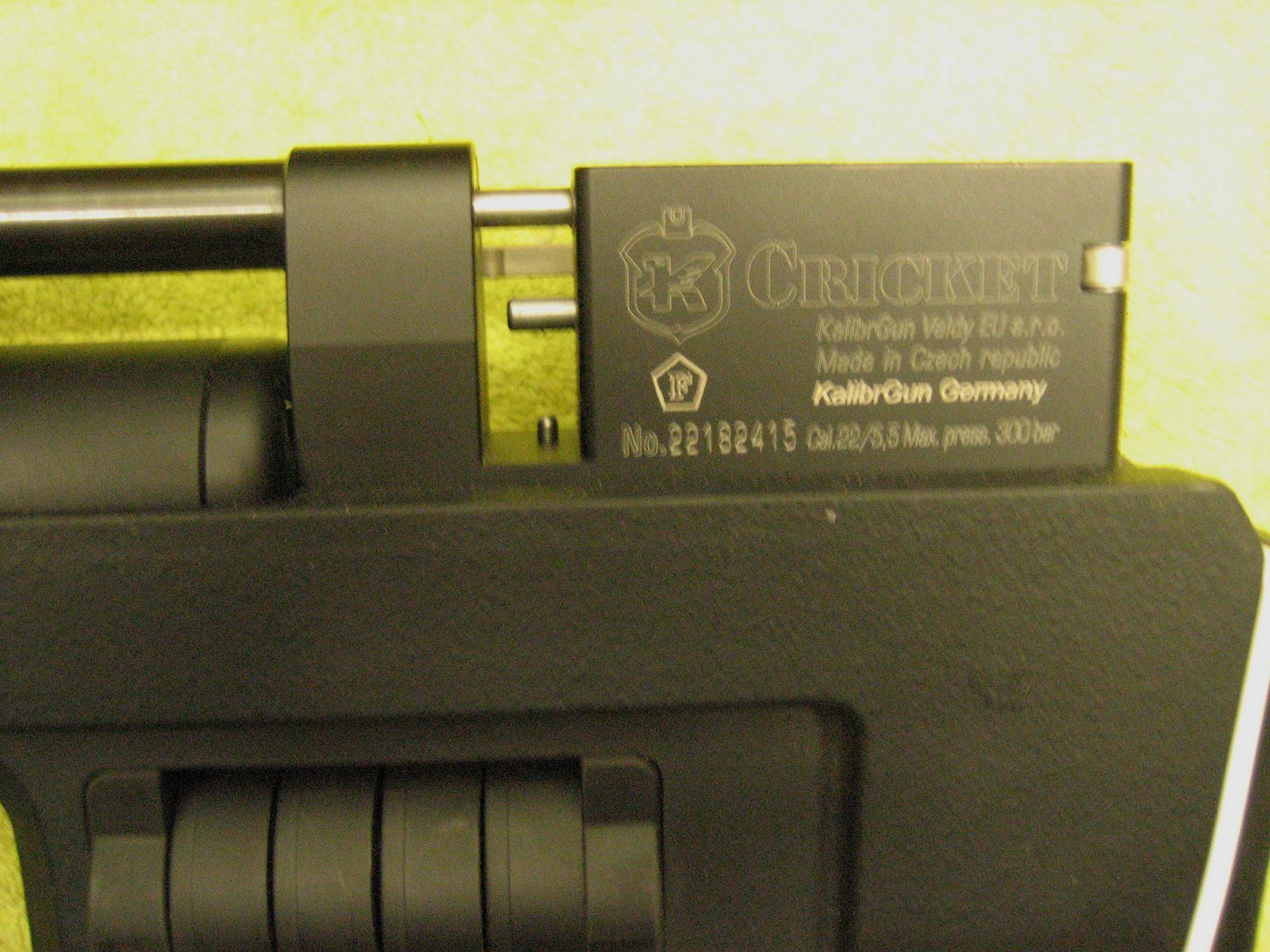 KalibrGun Cricket PLB 5,5mm und F Zeichen neuwertig Sonderpreis 