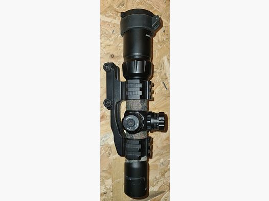 ZIELFERNROHR SNIPER LEUCHTABSEHEN PAINTBALL SOFTAIR AIRSOFT NERF RENNACTMENT  MUSTANG 1,5 - 4x30 GEBRAUCHT 