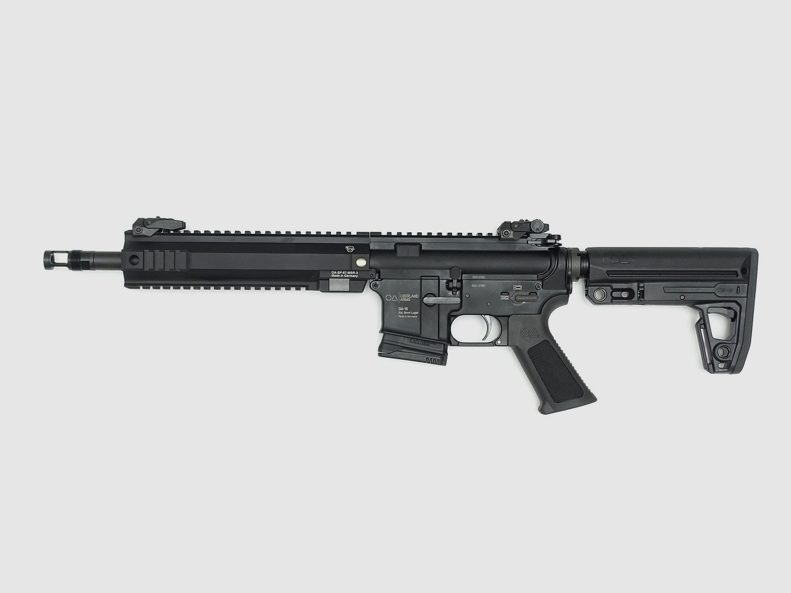 OA-15 PR M11, 12.5″ Heavy Barrel, OA MSR Handguard 9,5″, beids. Sicherung, OA M4-Schaft, Mündungsgew, Bild 1 von 6
