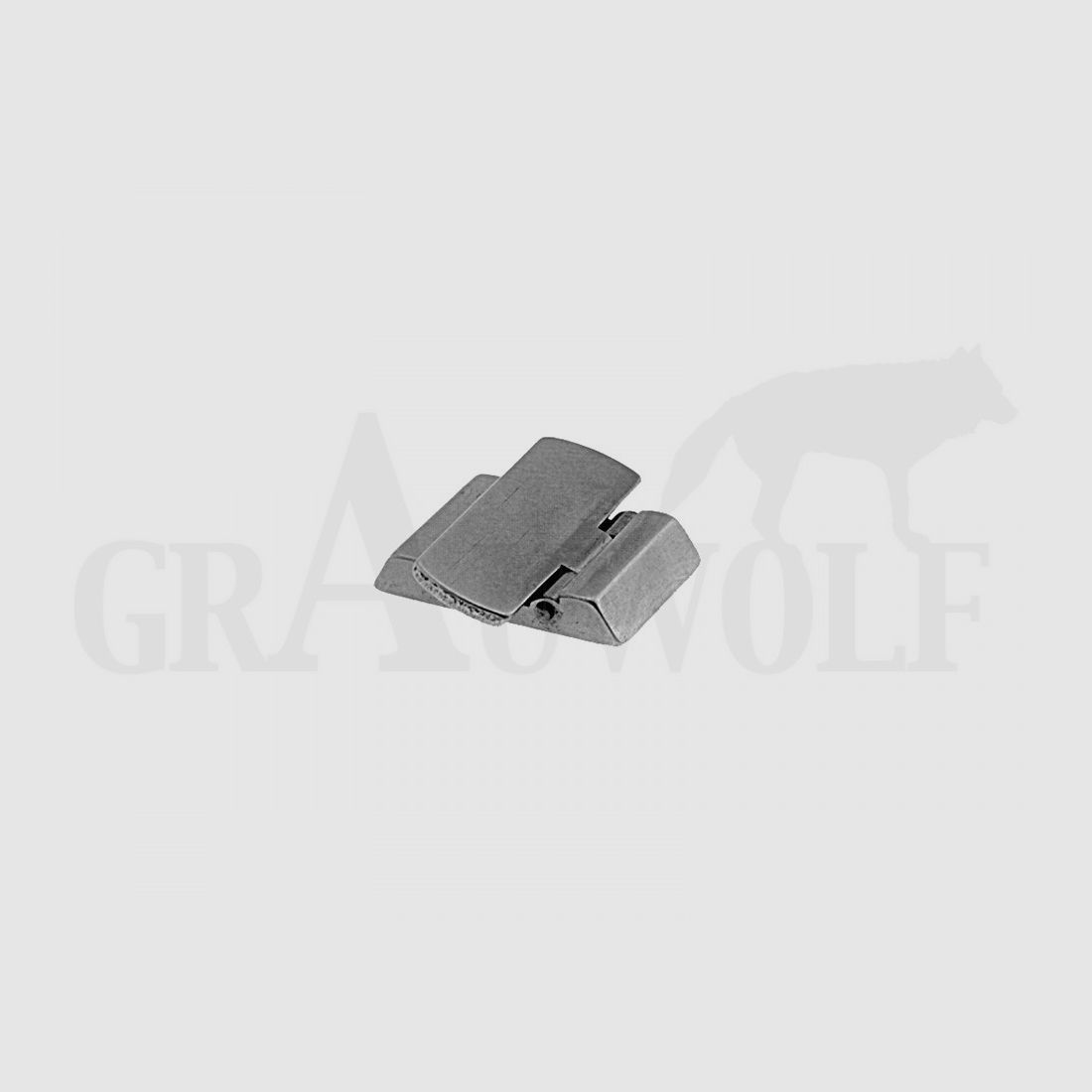 Recknagel visor plegable una tapa 30° prisma longitud 19 mm ancho 12 mm