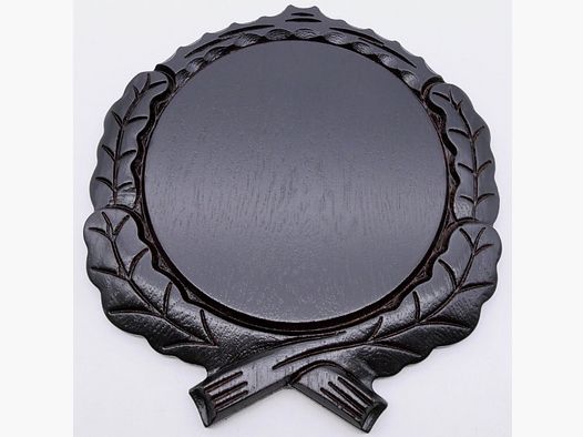 Insegne in legno di quercia intagliate per armi da cinghiale scure 17 cm