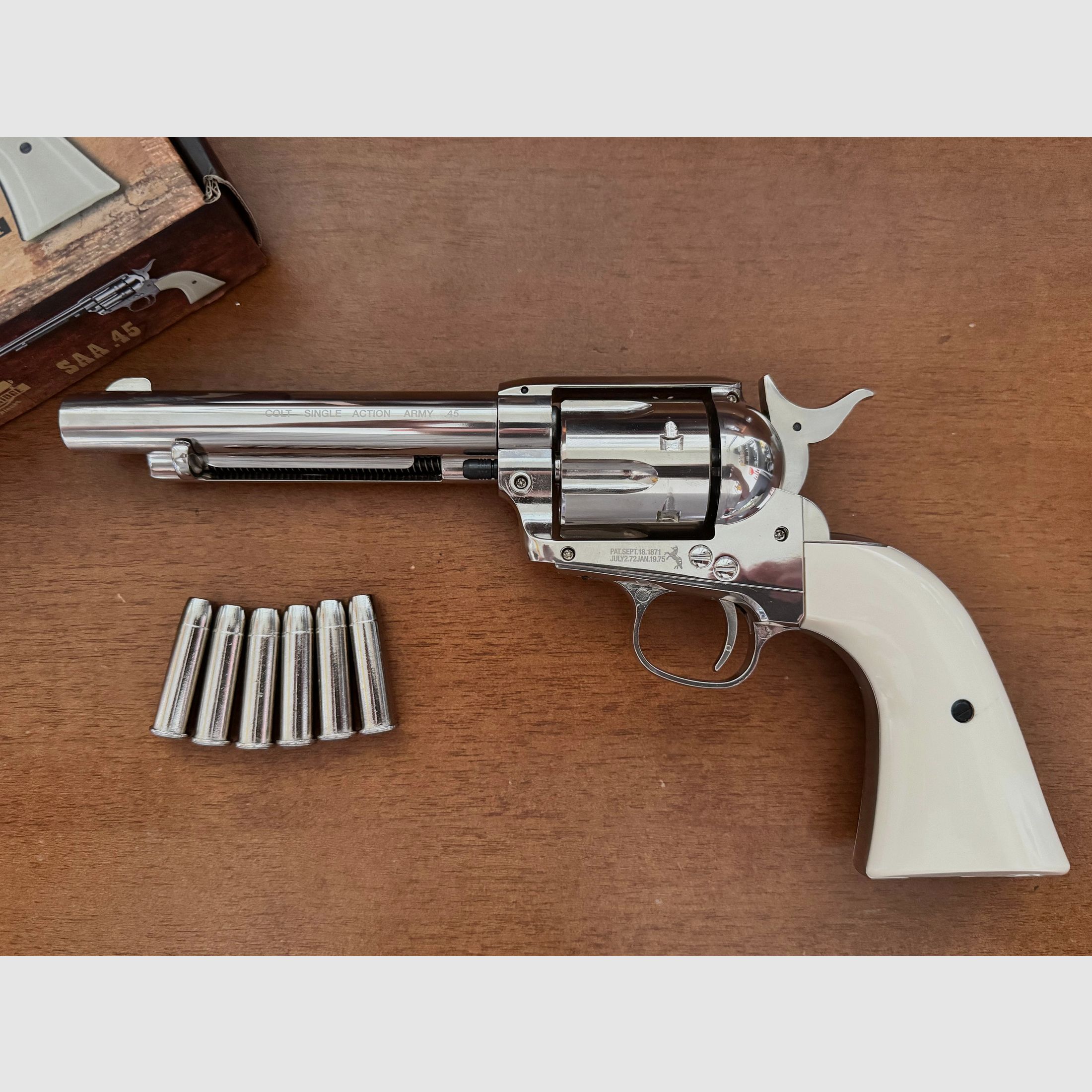 Umarex Legends Colt SAA Single Action Army 4,5mmBB CO2 Nickel Finish