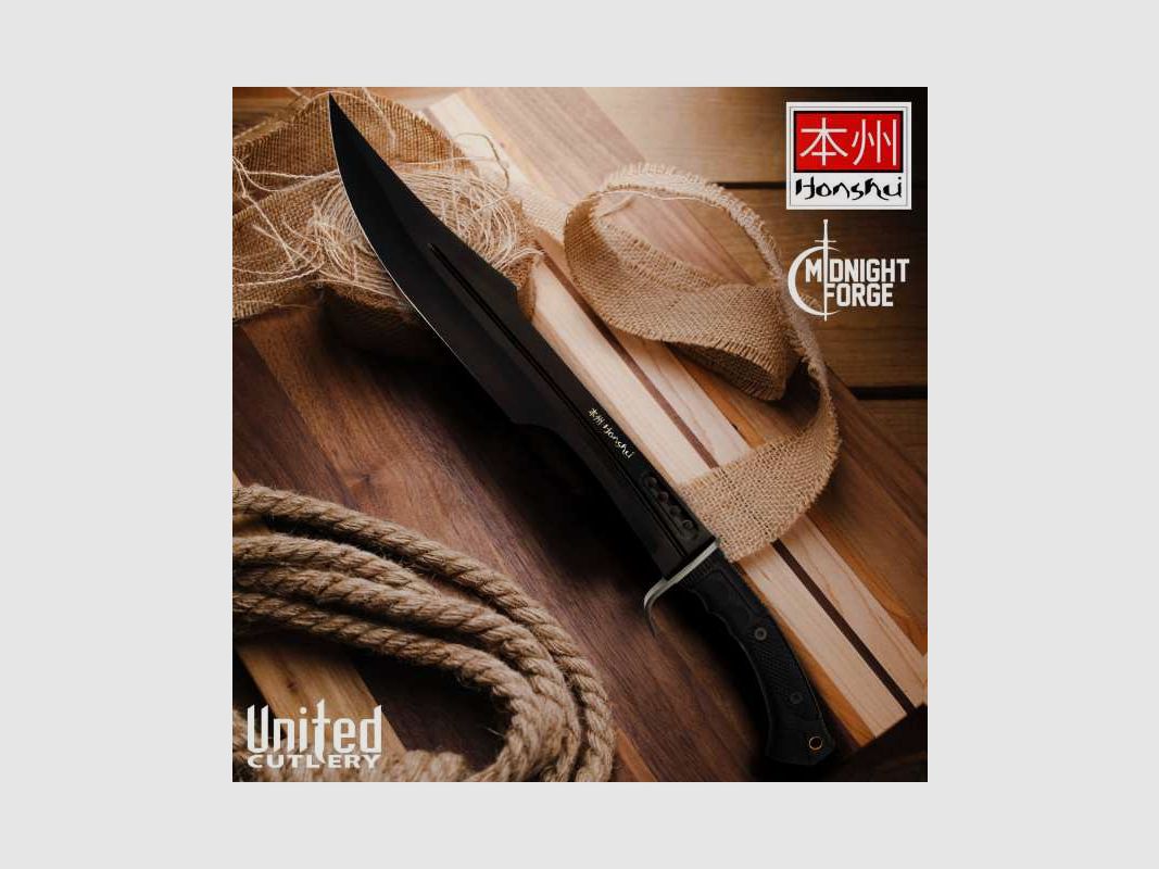 United Cutlery Honshu Spartan Midnight Forge Schwert UC3345B black