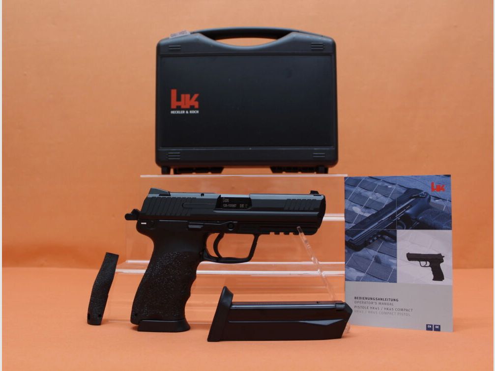 Heckler&Koch Ha.Pistole .45Auto Heckler&Koch HK45 Full Size (V1) 113mm Polygonlauf/ 3-Dot Visierung (.45ACP)