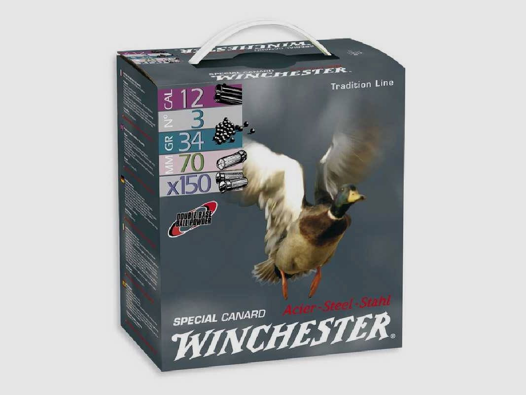 Winchester Special Canard Steel .12/70 34g #4 (3,2mm) 150 Patronen