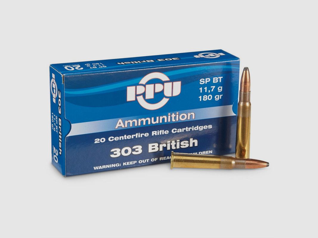 PPU .303 British SP BT 180 gr