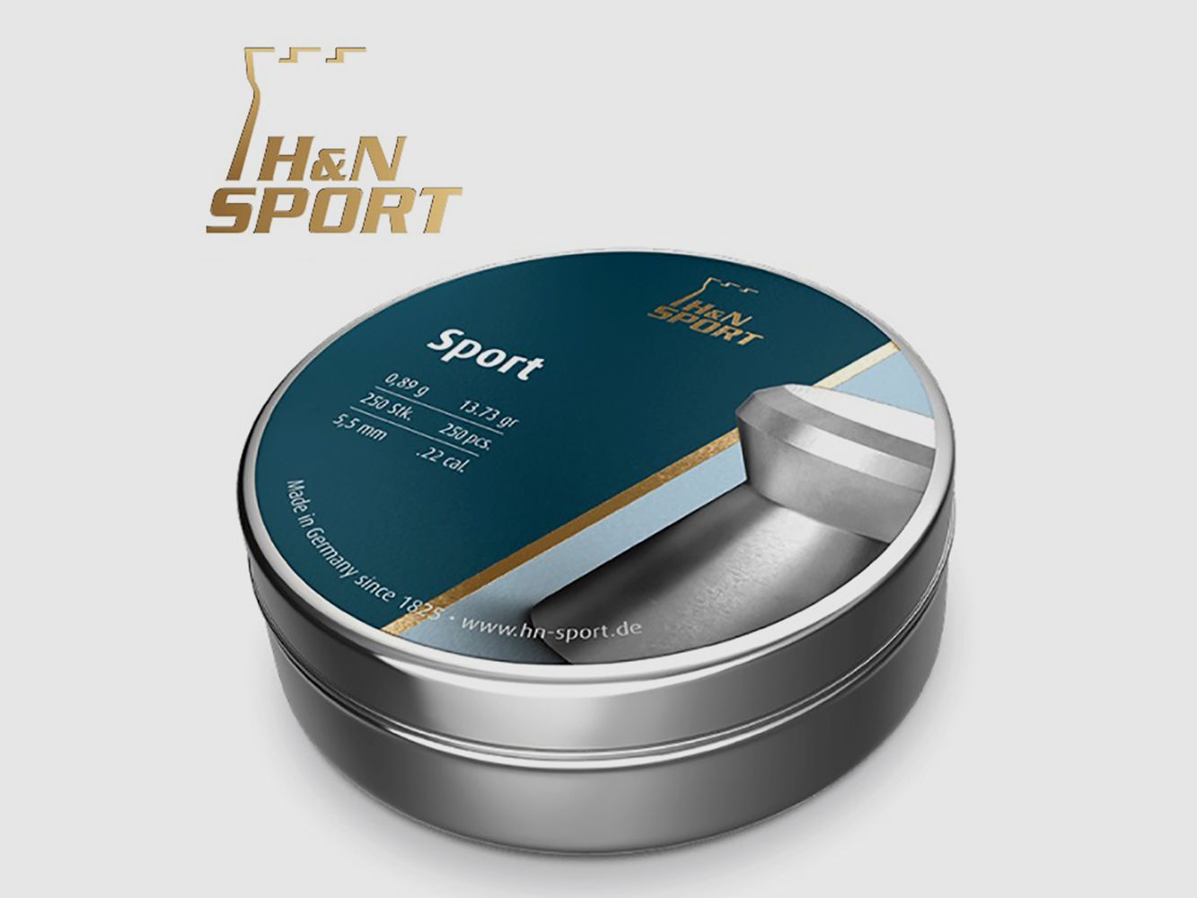 H&N Sport Diabolos cal. 5,50 mm. Dose mit 250 Stk. von 0,89 g.