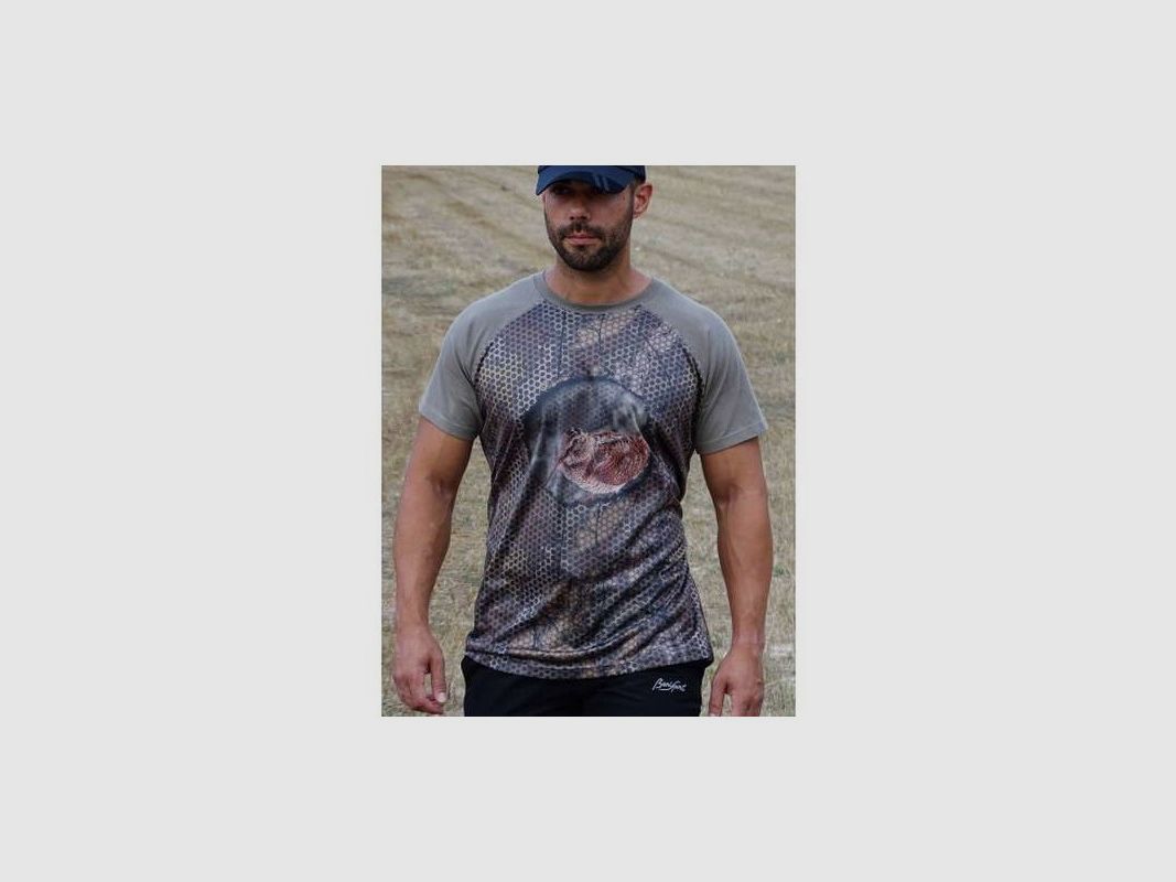 BENISPORT T-SHIRT FOREST PRINT 3D BECADA, image 1 of 2