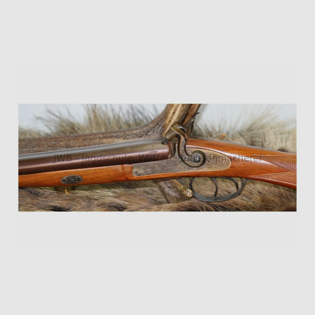 Fusil à double percussion Pedersoli 12 (Poudre Noire)