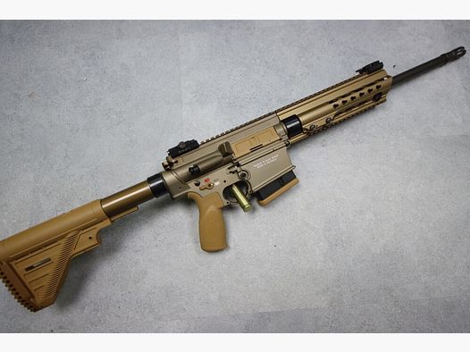 Heckler & Koch MR308, A3 version, Slim-Line HKey RAL8000 "sand color"