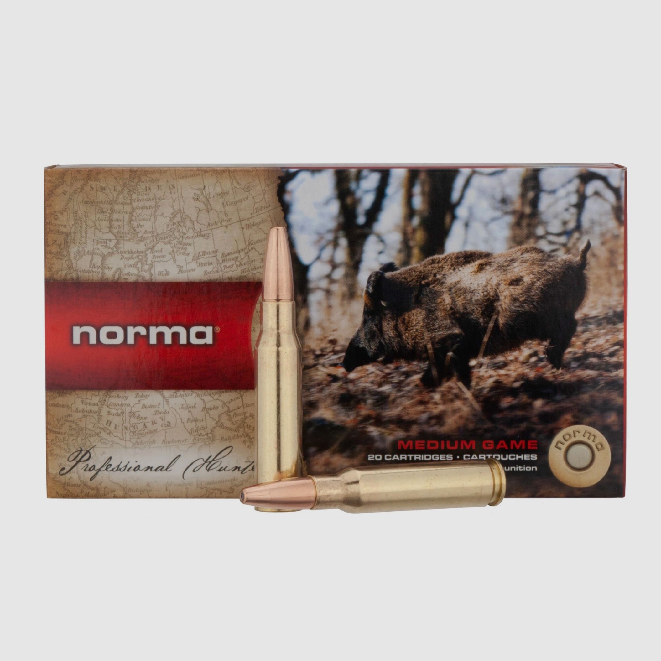 Norma 2315626 .308 Win. Vulkan 11,7g 180grs. Munición de rifle