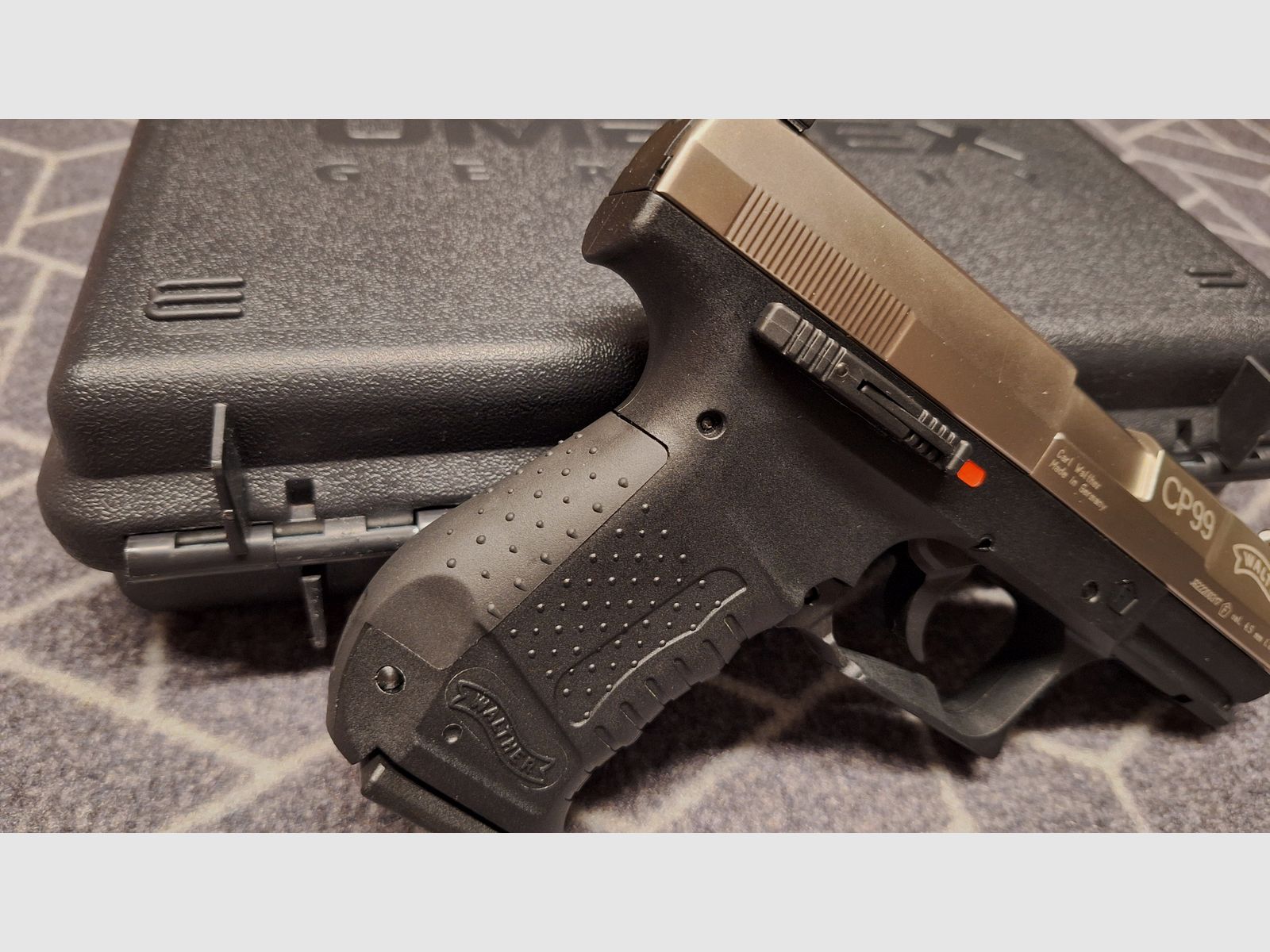 Walther CP99 Nickel 4,5 mm Diabolo CO2-pistool NIEUW!