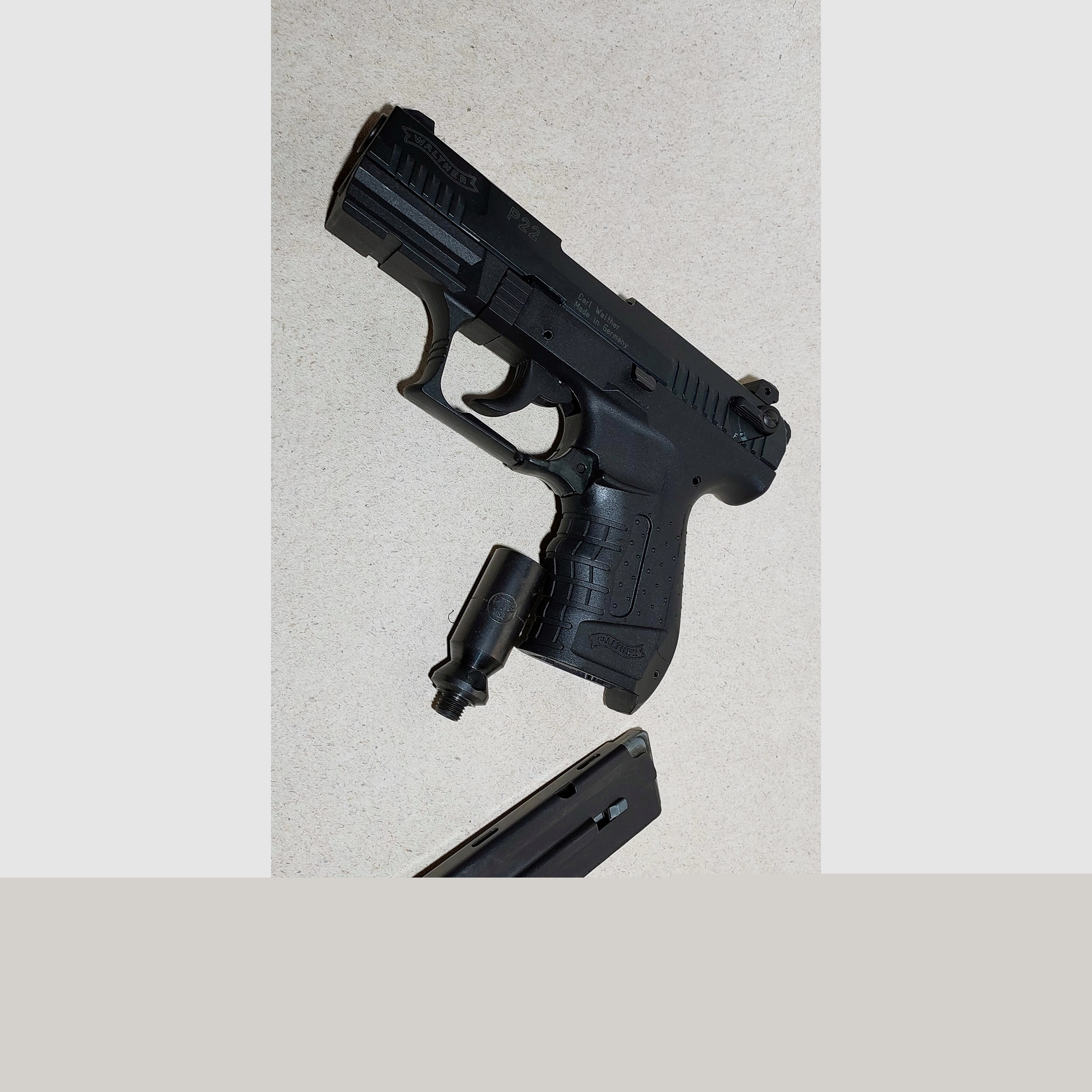 Walther P22 Schreckschuss Pistole 9mm P.A.K. schwarz (PTB 778)