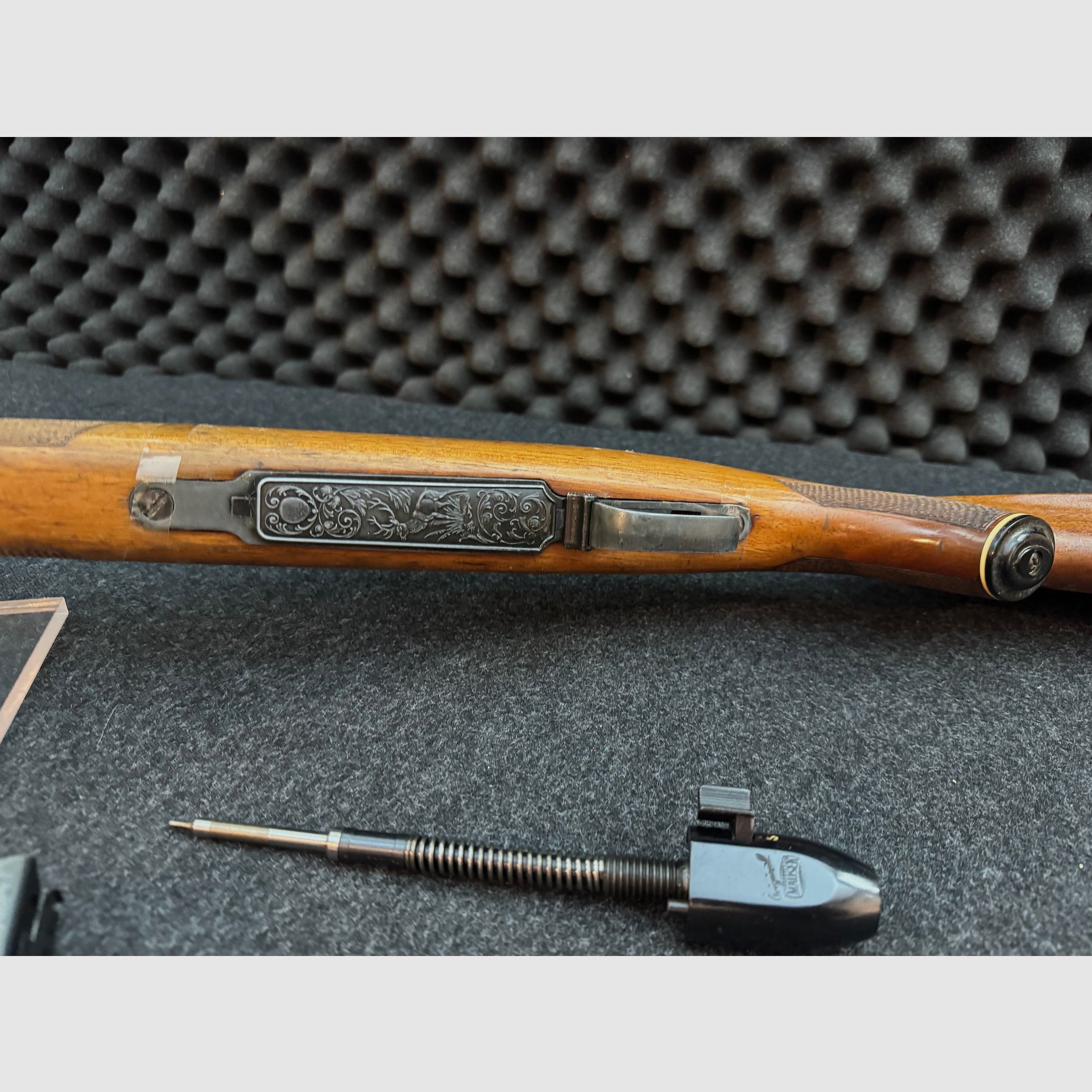 Schaft für Mauser 2000 / Heym SR 10 mit Schloss, Schlagbolzen, Magazinkasten, Kimme und Abzug