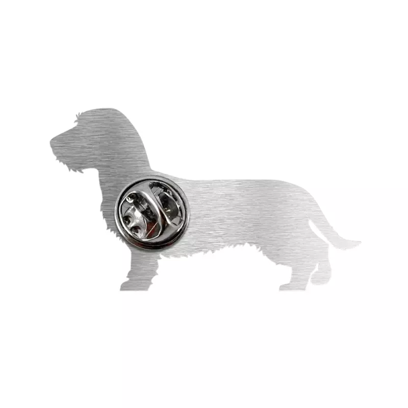 Épinglette décorative "Dachshund à poil dur", image 2 sur 3