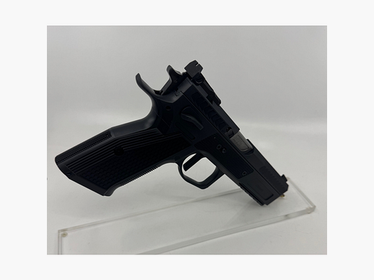 Phoenix Drake Production, Rechtshand, Black, nur SA, Scheibenkorn schwarz, OR LPA, 9 x 19mm, Alu Griff DR Ordonanzbeschuss
