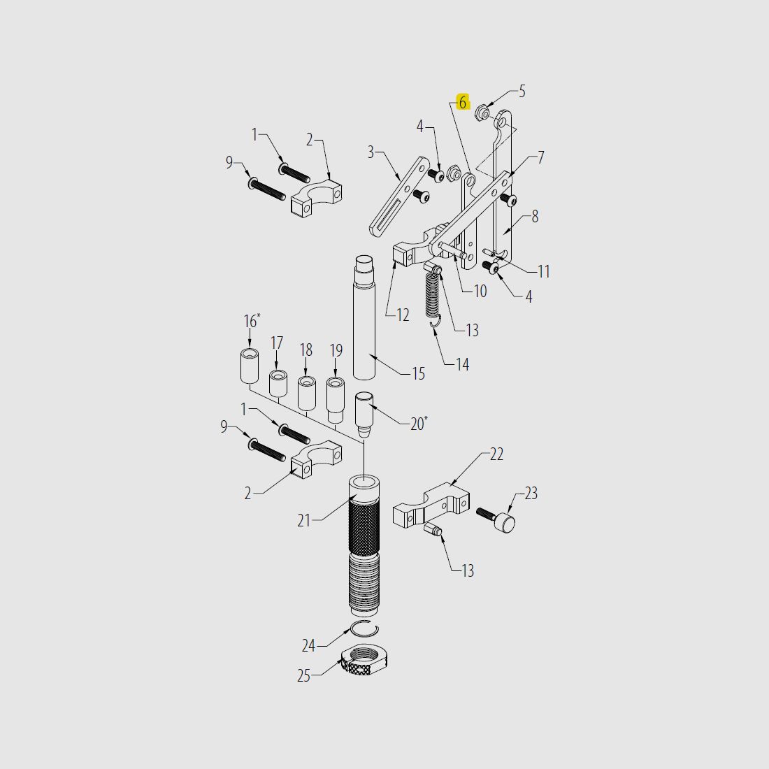 Hornady Pivo per riempitrice automatica di polvere 1 pezzo (398735)