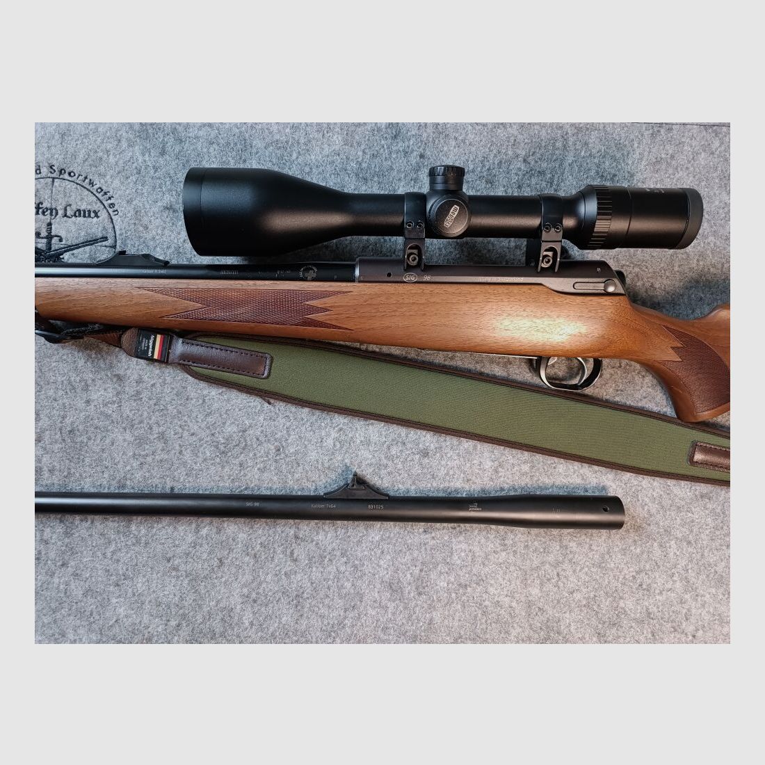 SIG Schweiz Mod. 98 AKAH mit Wechsellauf + SD Hausken + Meopta ZF